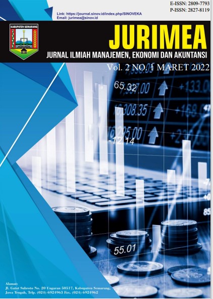 					View Vol. 2 No. 1 (2022): Jurnal Ilmiah Manajemen, Ekonomi dan Akuntansi
				