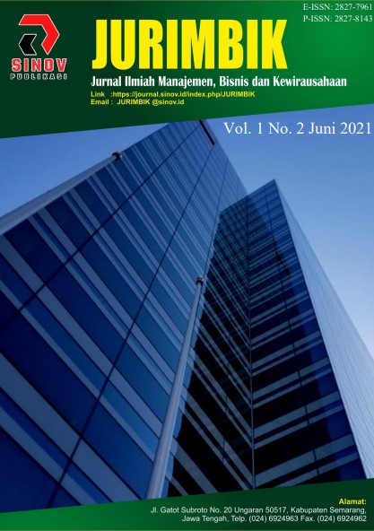 					View Vol. 1 No. 2 (2021): Juni : Jurnal Ilmiah Manajemen, Bisnis dan Kewirausahaan
				